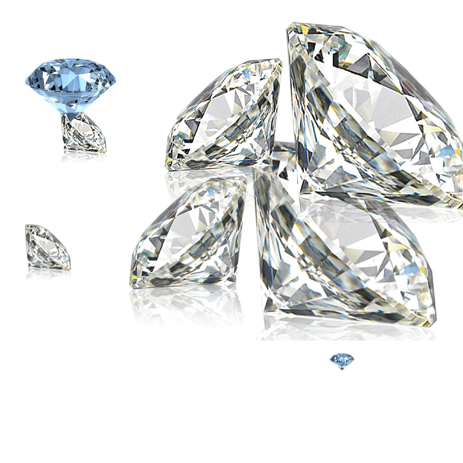 Lab-grown loose diamonds in various cuts and carat weights