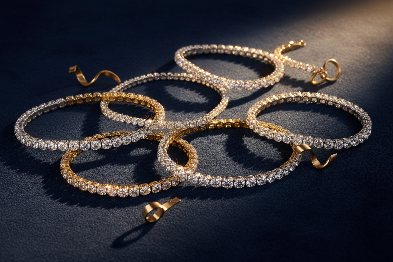 Luxury Lab-Grown Diamond Bracelets or Natural Diamond Bracelets