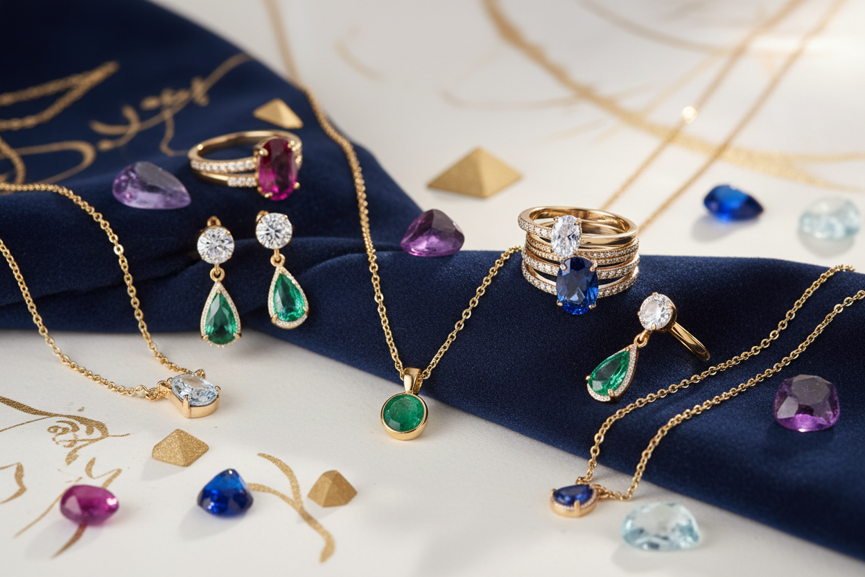 Personalized birthstone jewelry