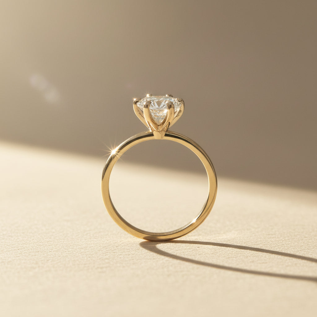 1.5 Carat Lab Grown Diamond Solitaire Engagement Ring - Thenetjeweler