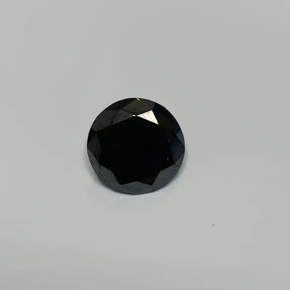 3.89 Carat Fancy Black Round Loose Diamond - Thenetjeweler