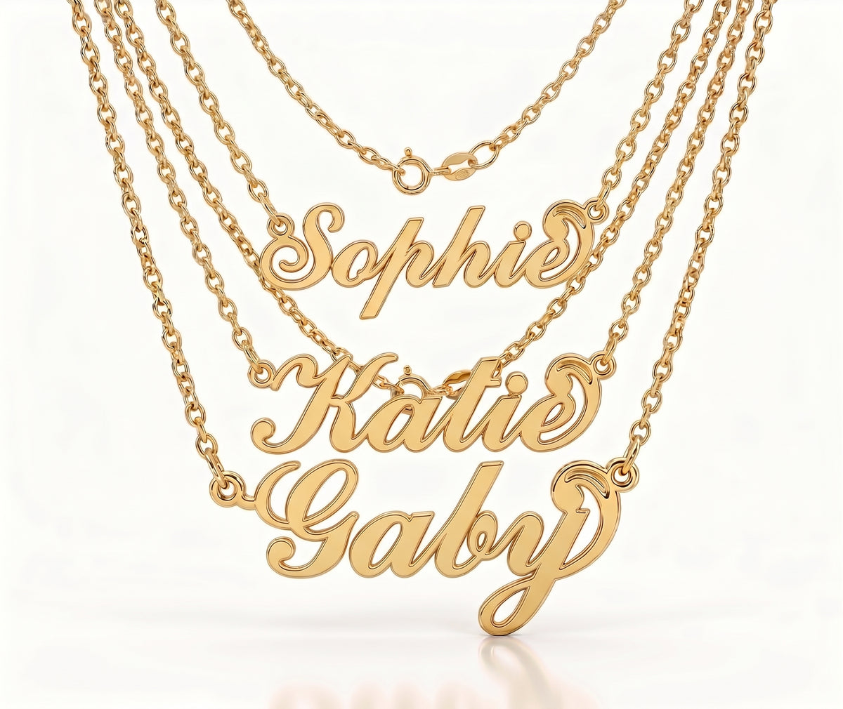 Personalized Carrie style name necklace