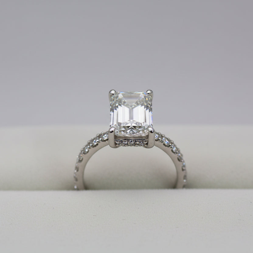 Diamond ring in a jewelry box
