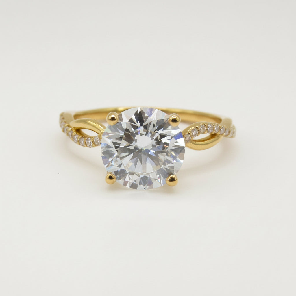 2.20 carat Lab Diamond Engagement Ring - Thenetjeweler