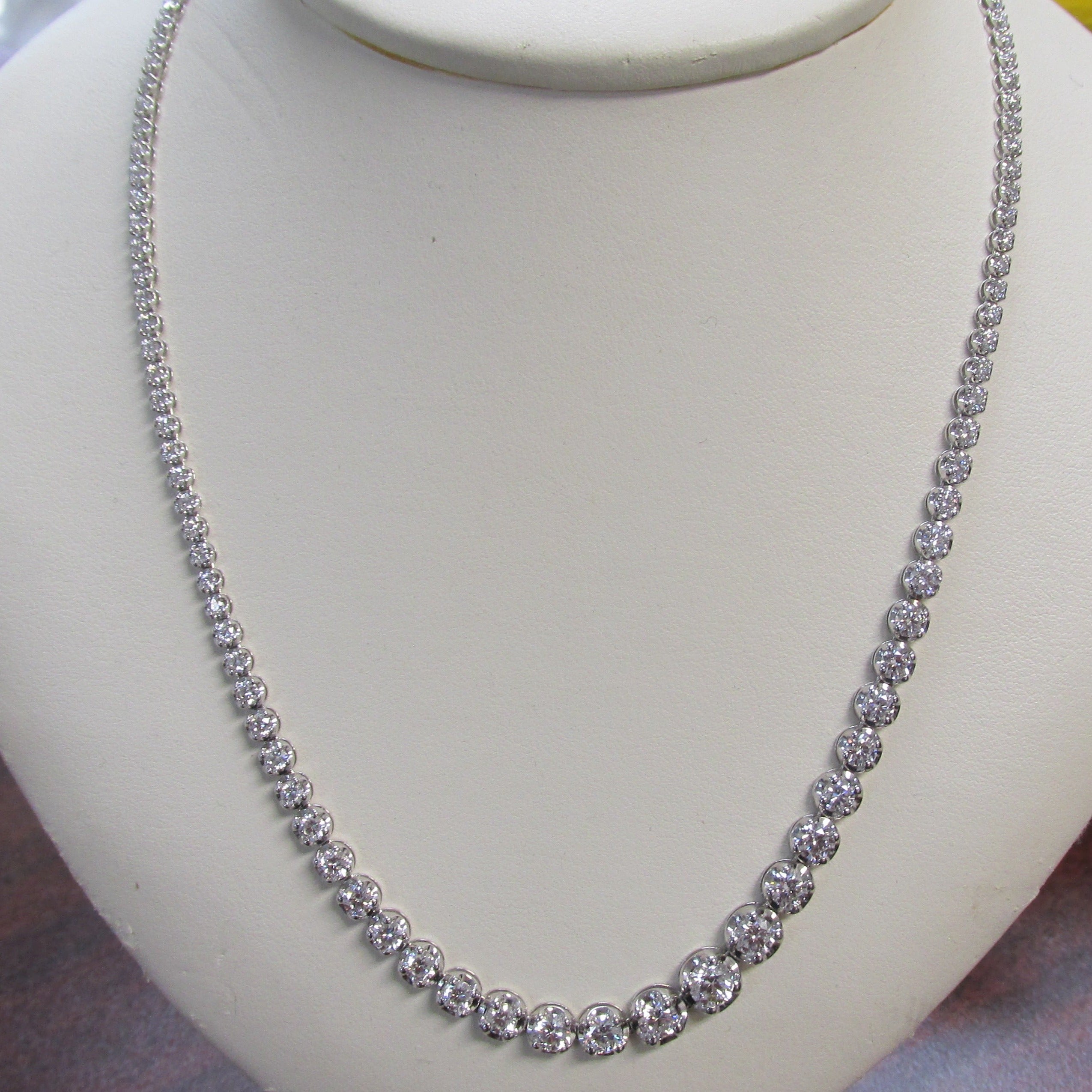 Lab Grown Diamond Tennis Necklace - Thenetjeweler