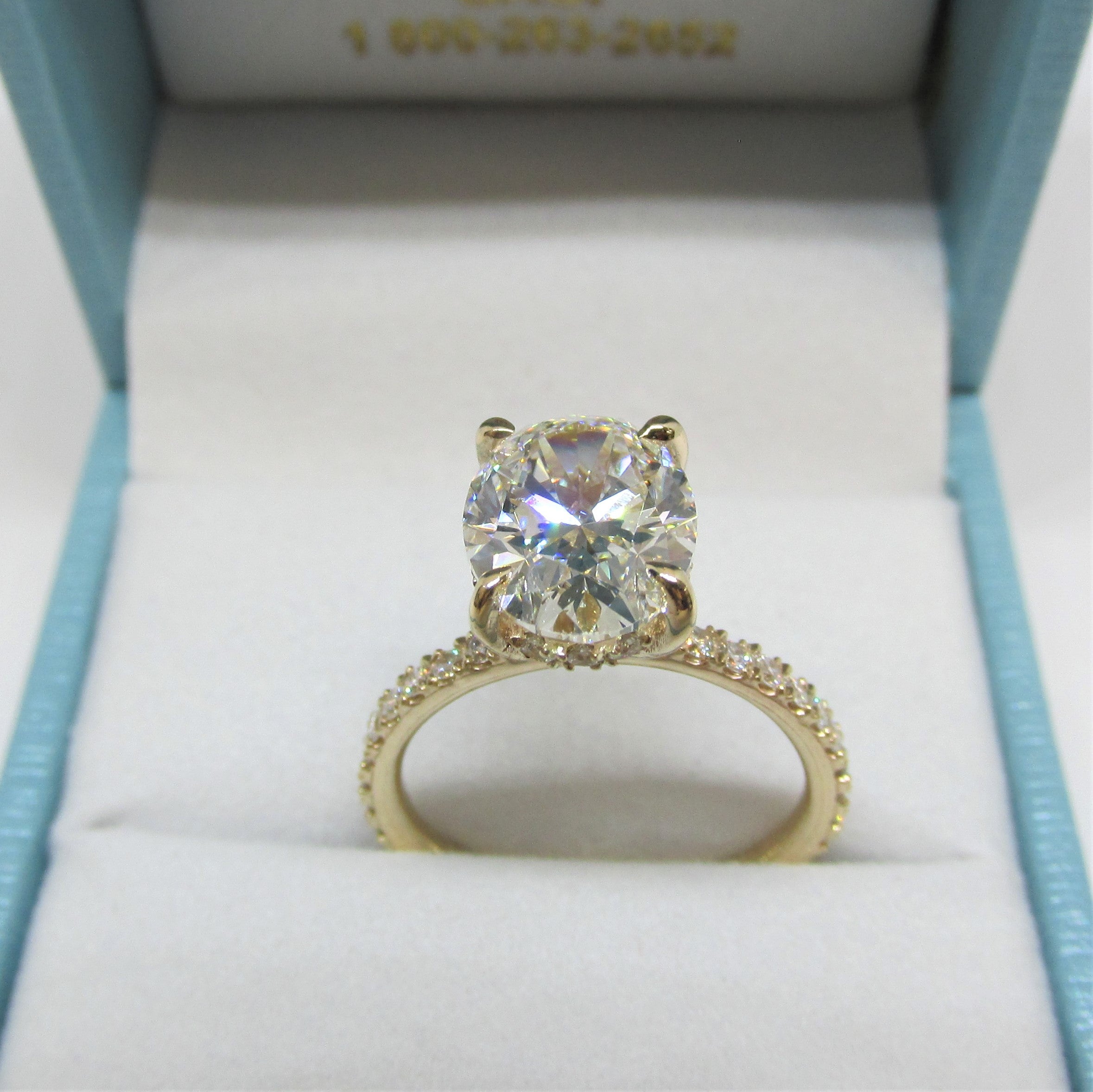 2.50 carat Oval Diamond Engagement Ring - Thenetjeweler