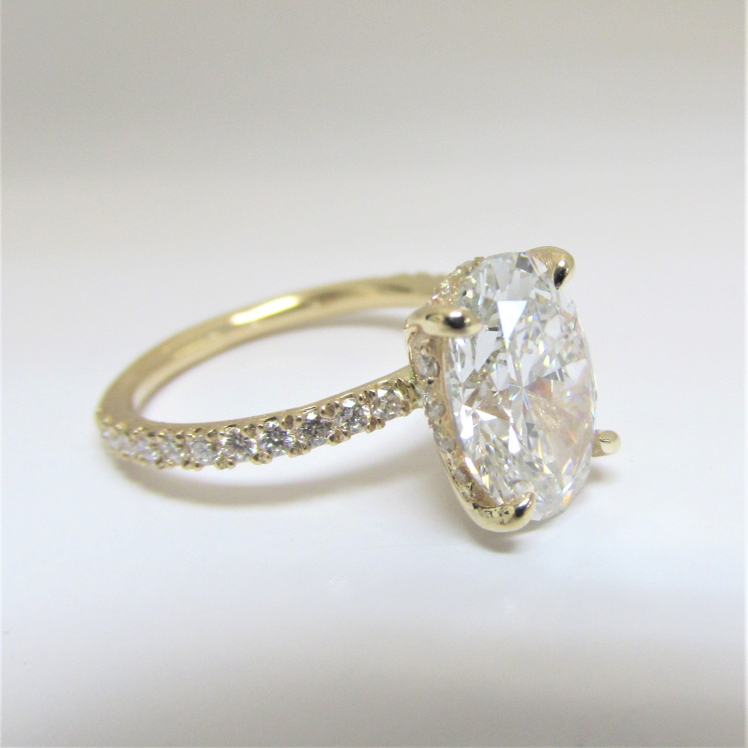 2.50 carat Oval Diamond Engagement Ring - Thenetjeweler