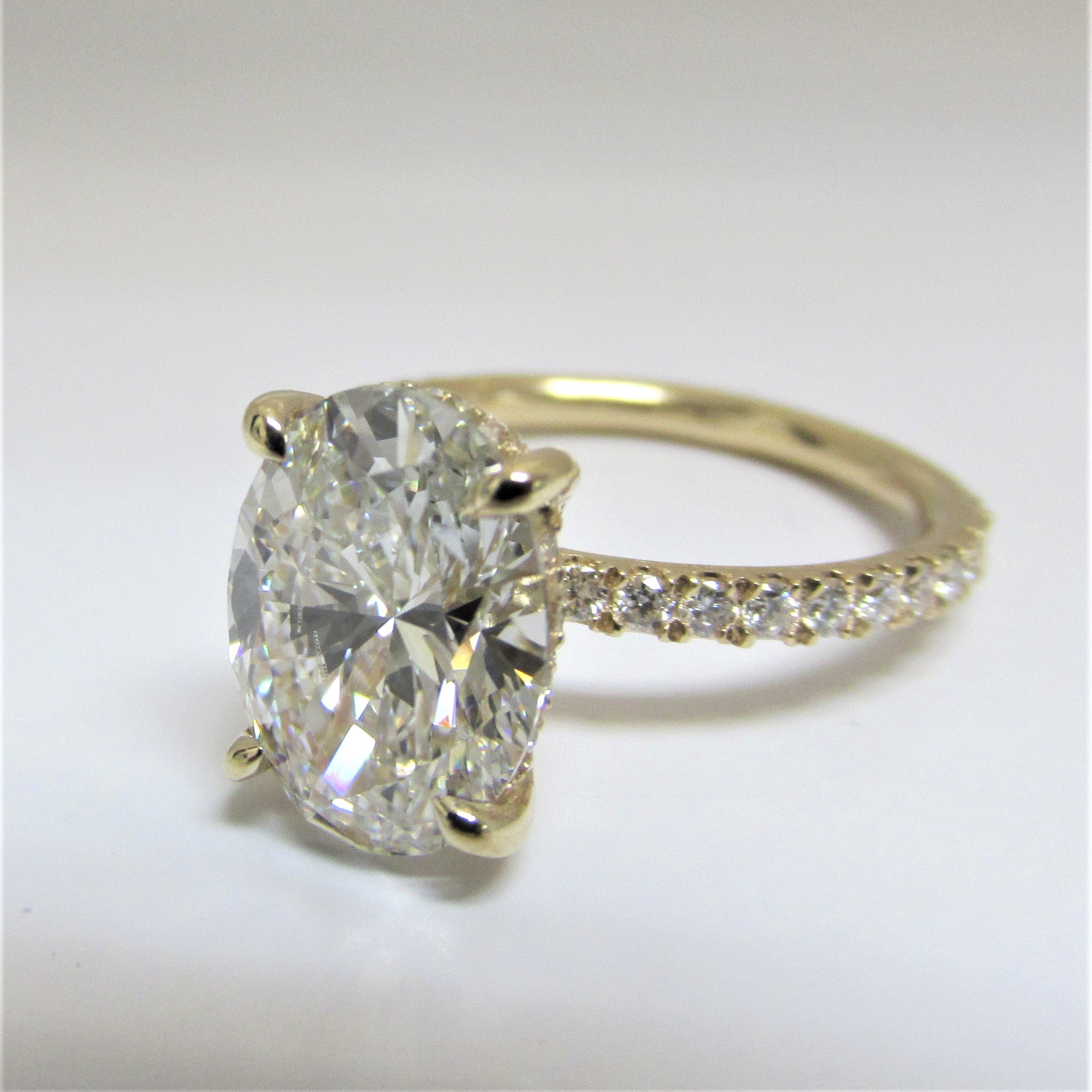 2.50 carat Oval Diamond Engagement Ring - Thenetjeweler