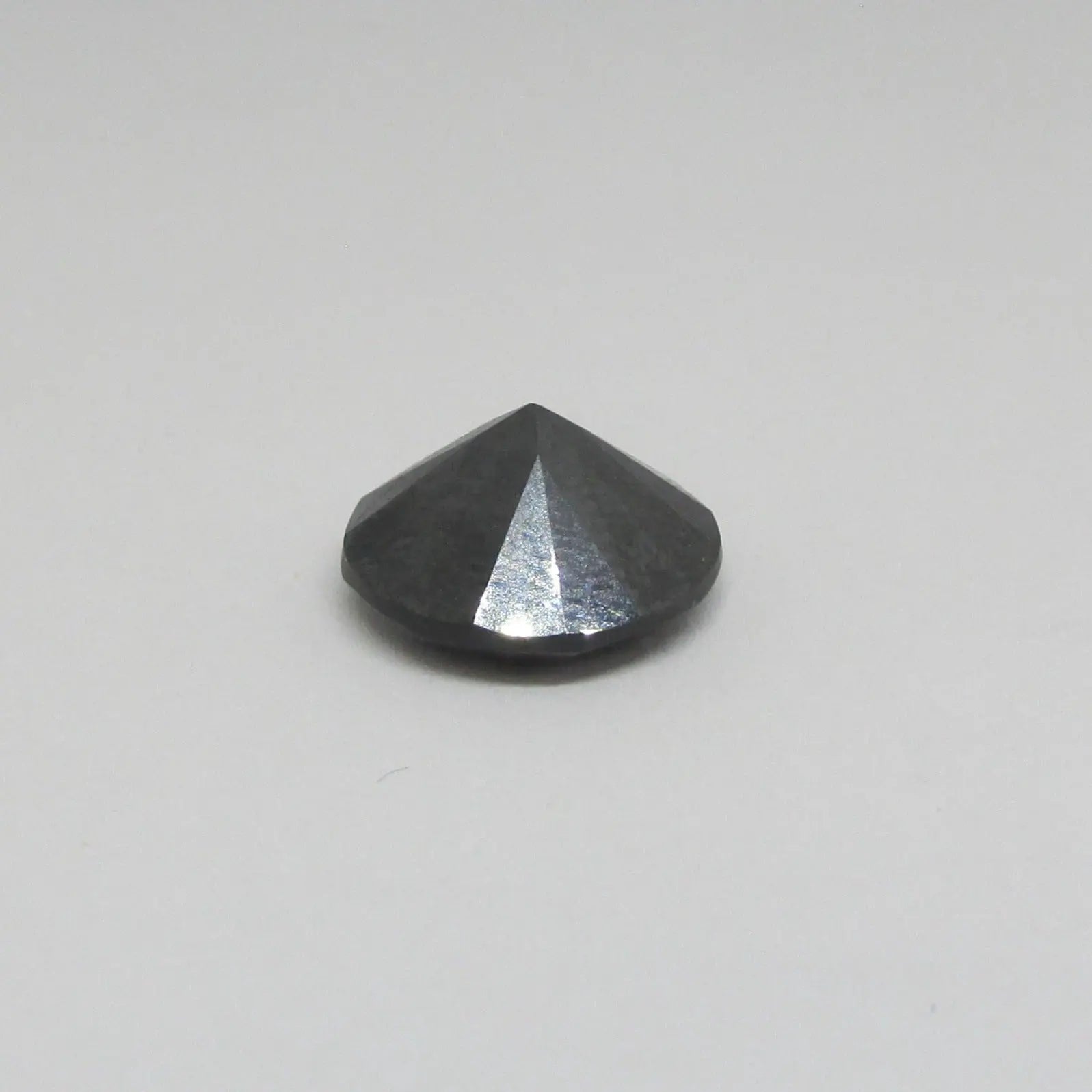 7.47 Carat Fancy Black Round Loose Diamond - Thenetjeweler