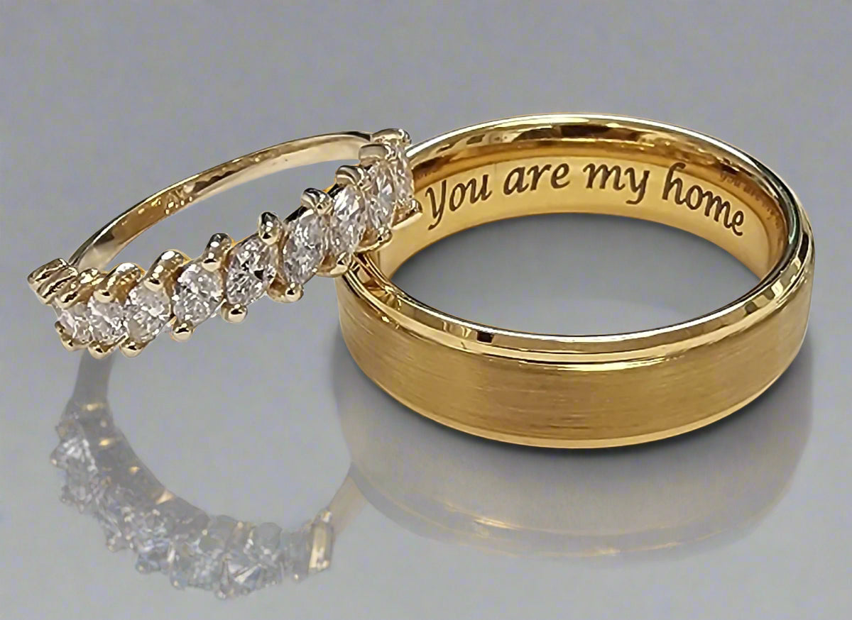 Wedding rings set - Thenetjeweler