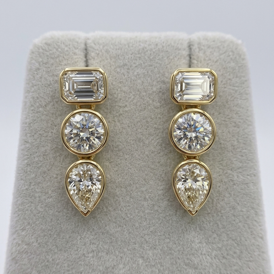 Solid 14K Yellow Gold with a high-polish finish.