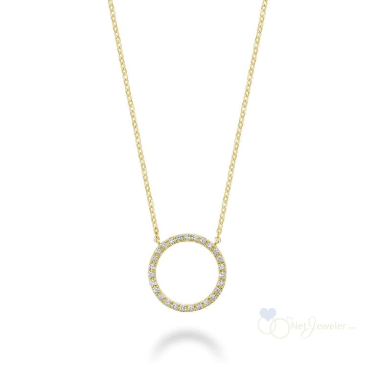 Circle of Life Diamond Necklace-RNB Jewellery