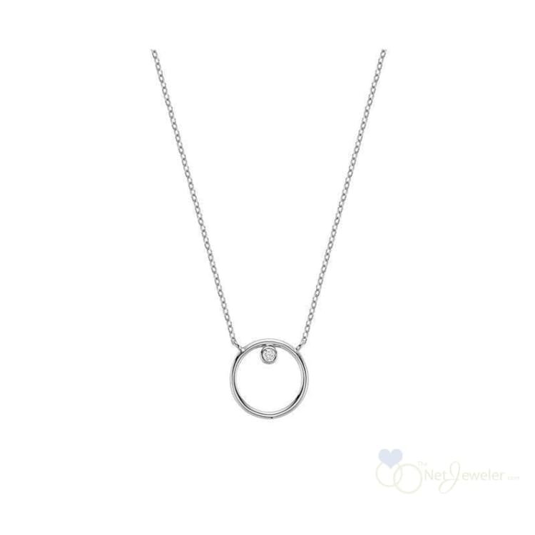 Diamond Circle Necklace-RNB Jewellery