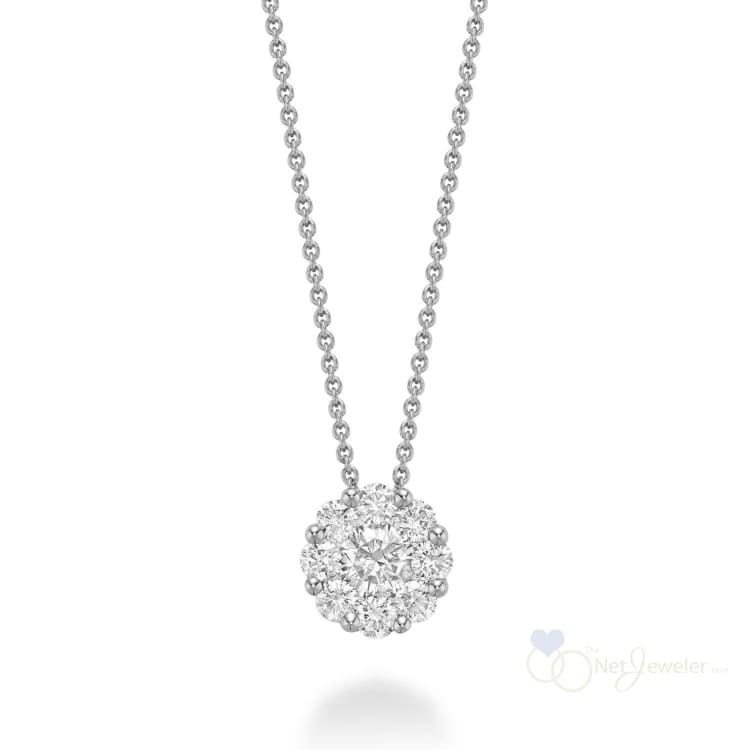 Cluster Diamond Pendant-RNB Jewellery