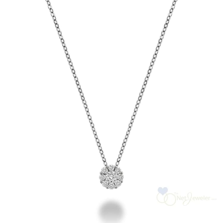 Cluster Diamond Pendant-RNB Jewellery