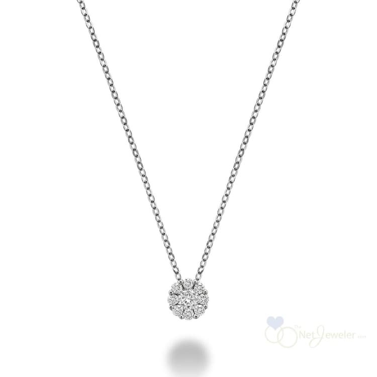 Cluster Diamond Pendant-RNB Jewellery