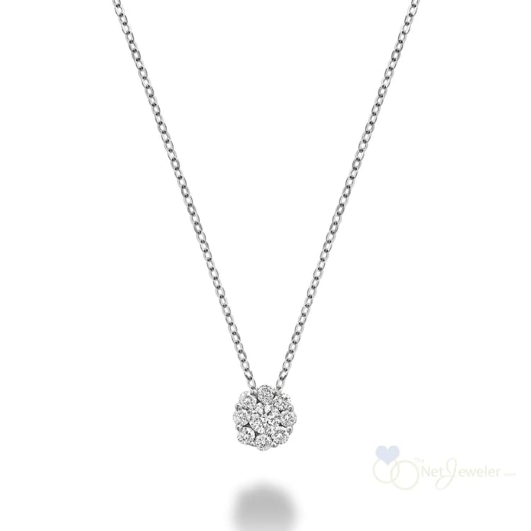 Cluster Diamond Pendant-RNB Jewellery