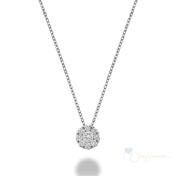 Cluster Diamond Pendant-RNB Jewellery