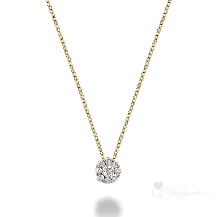 Cluster Diamond Pendant-RNB Jewellery