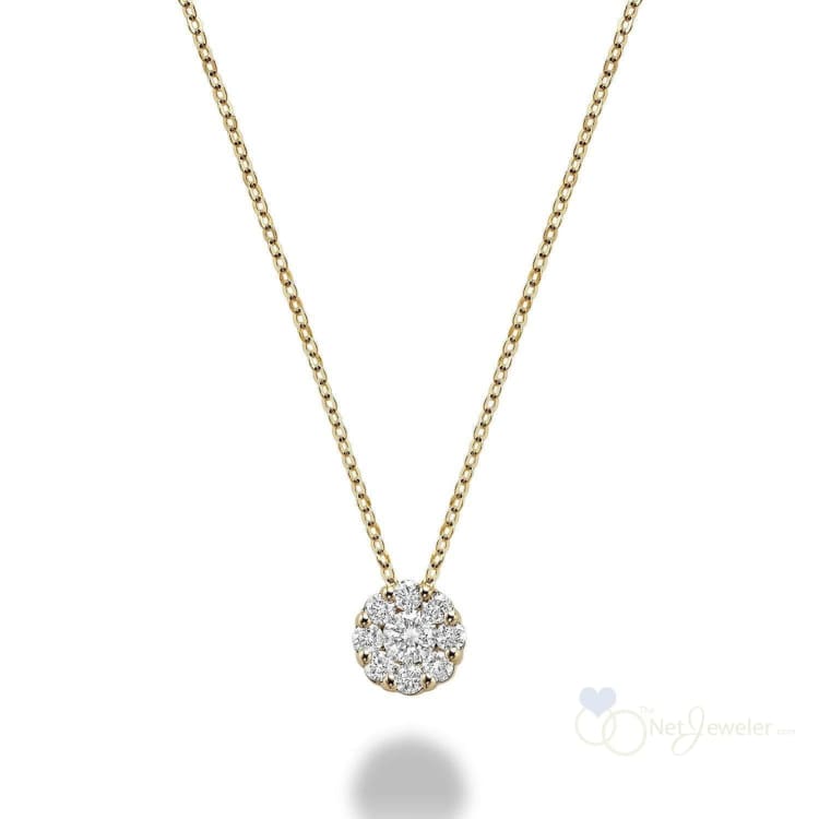 Cluster Diamond Pendant-RNB Jewellery
