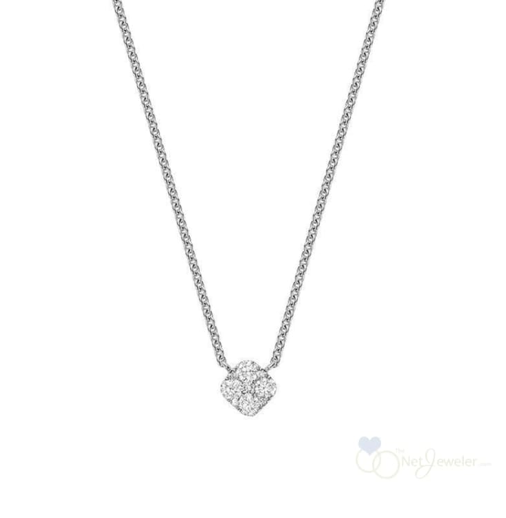 Cushion Diamond Necklace-RNB Jewellery
