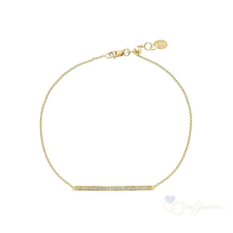 Diamond Bar Bracelet-RNB Jewellery