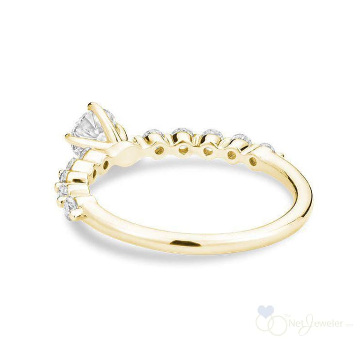 Diamond Engagement Ring Round-RNB Jewellery