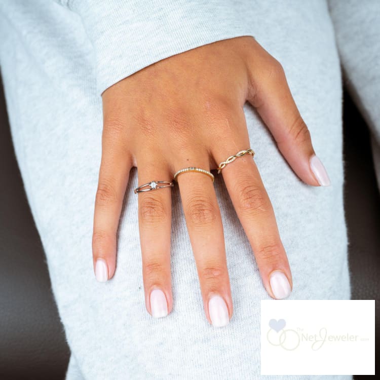 Eternity Twist Diamond Ring-RNB Jewellery