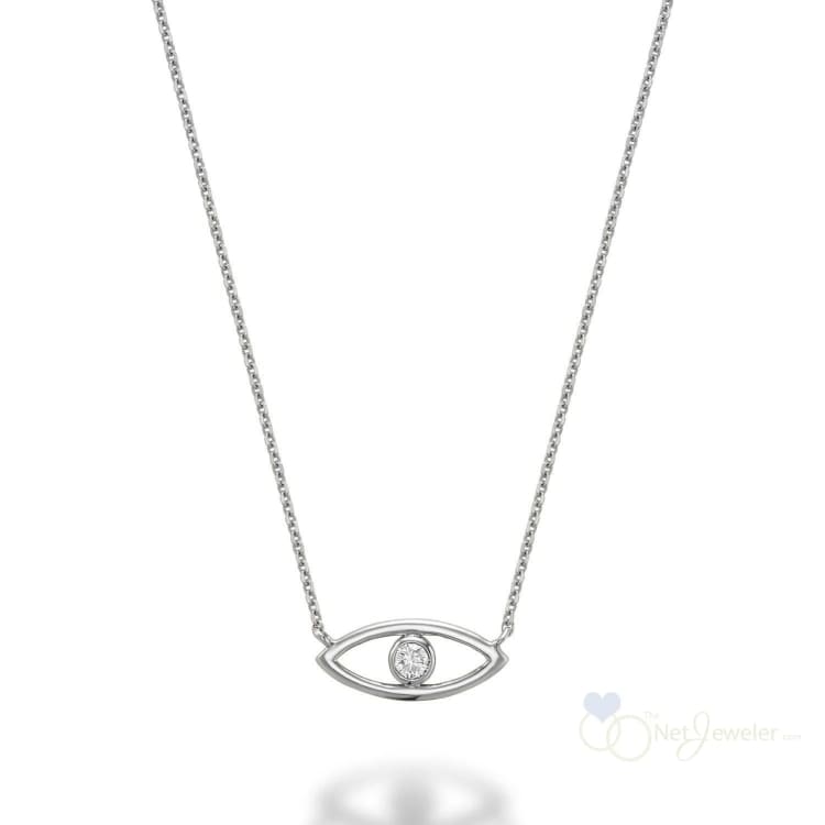 Evil Eye Diamond Necklace-RNB Jewellery