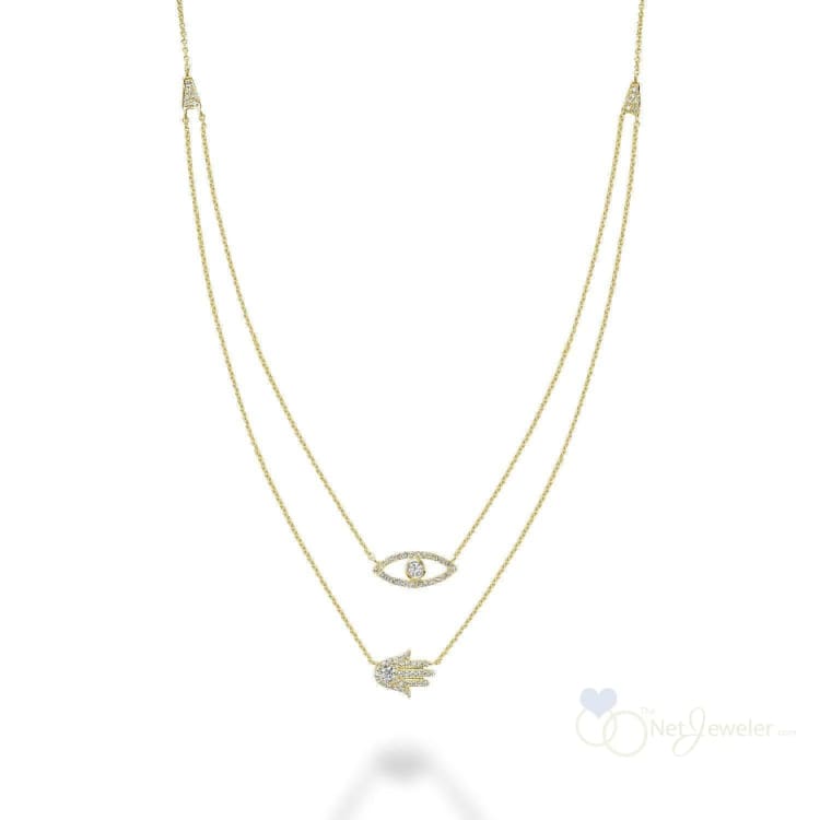 Religious Diamond Necklace-RNB Jewellery