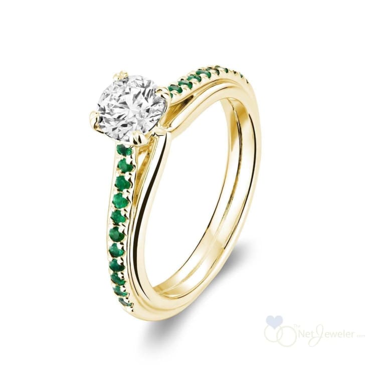 Faith Signature Emerald and Diamond Ring-RNB Jewellery