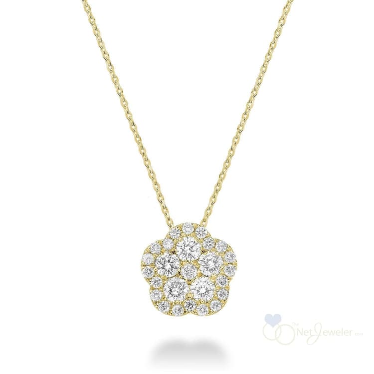 Flower Diamond Pendant-RNB Jewellery