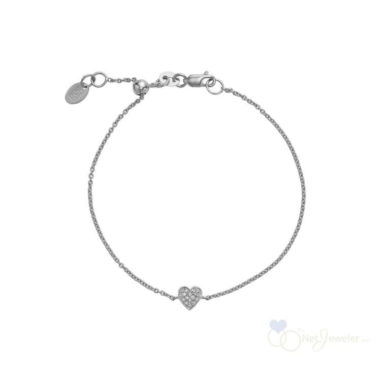 Heart Shape Pave Diamond Bracelet-RNB Jewellery