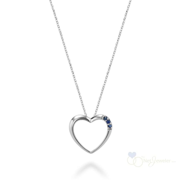 Heart Trinity Precious Stone Pendant-RNB Jewellery
