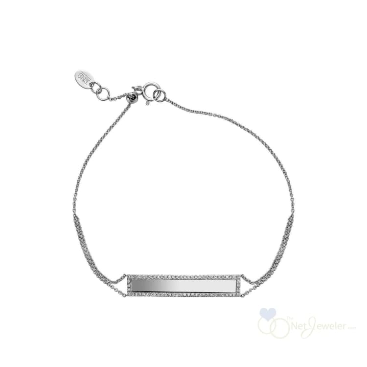 Plated Bar Diamond Bracelet-RNB Jewellery