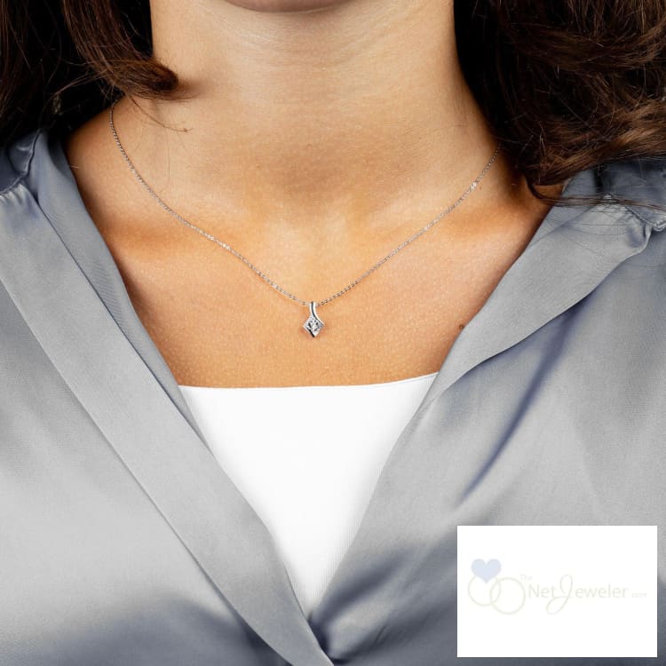 Illusion Setting Diamond Pendant-RNB Jewellery