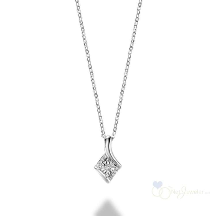 Illusion Setting Diamond Pendant-RNB Jewellery