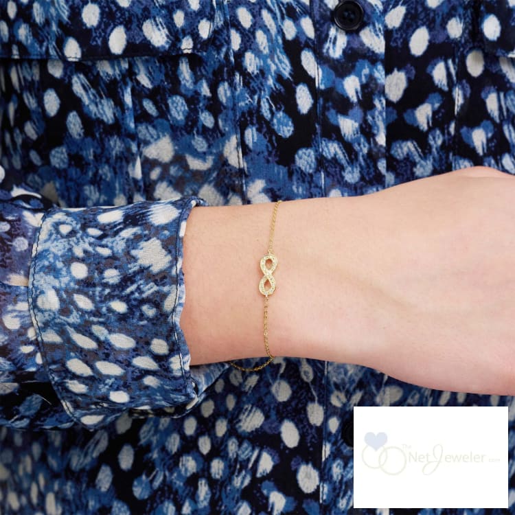 Infinity Diamond Bracelet-RNB Jewellery