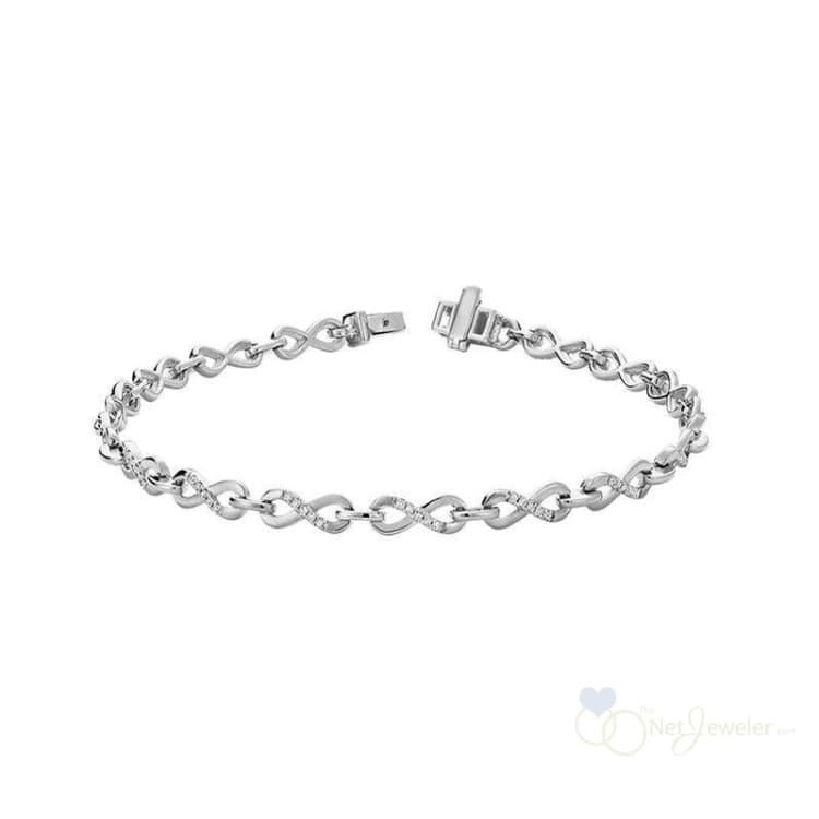 Infinity Diamond Bracelet-RNB Jewellery