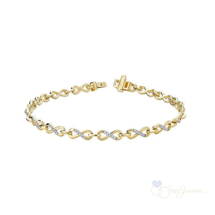 Infinity Diamond Bracelet-RNB Jewellery