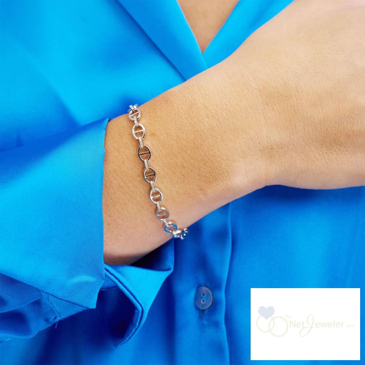 Edith Link Diamond Bracelet-RNB Jewellery