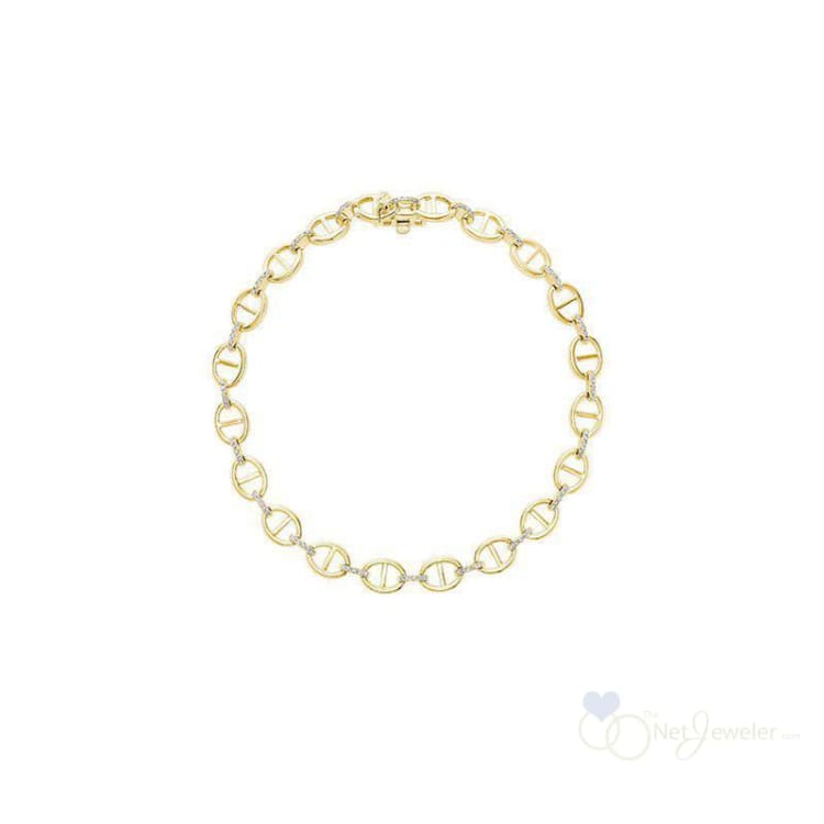 Edith Link Diamond Bracelet-RNB Jewellery