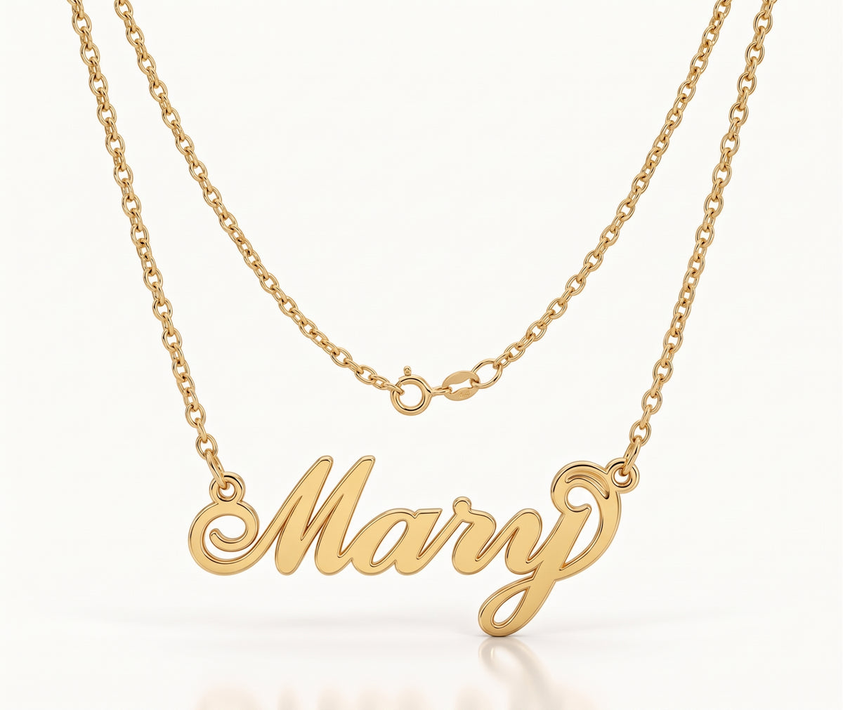 Personalized Carrie style name necklace