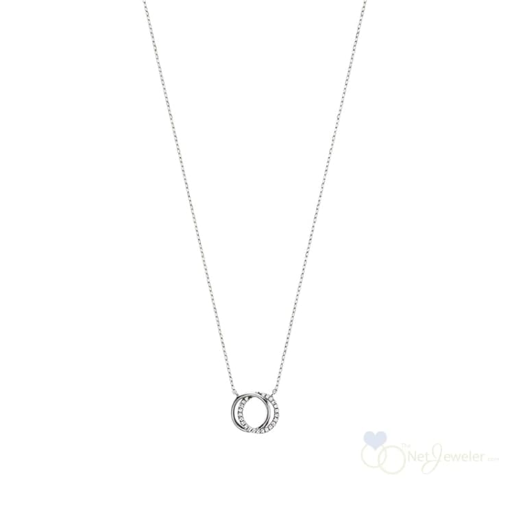 Necklace Diamond Double Circle of Life-RNB Jewellery