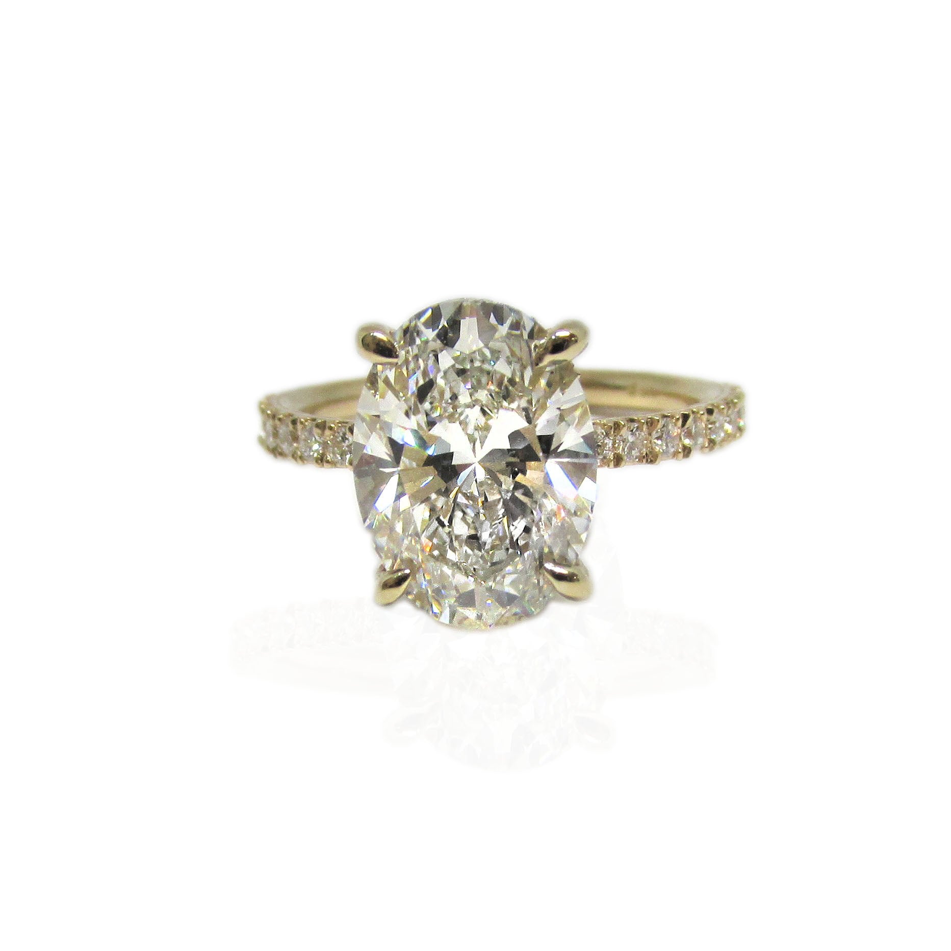 2.50 carat Oval Diamond Engagement Ring - Thenetjeweler