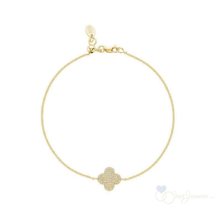Diamond Clover Bracelet-RNB Jewellery
