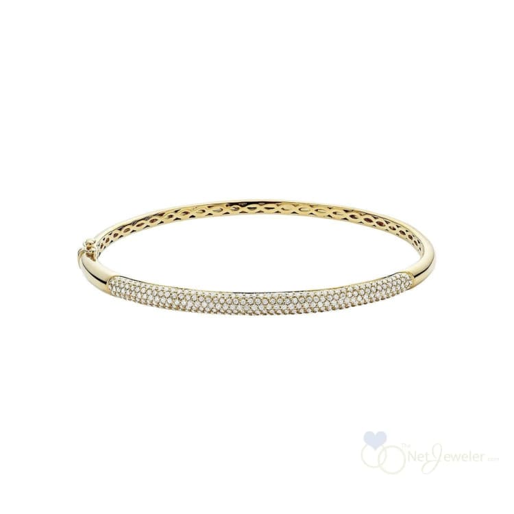 Pave Diamond Bangle Bracelet-RNB Jewellery