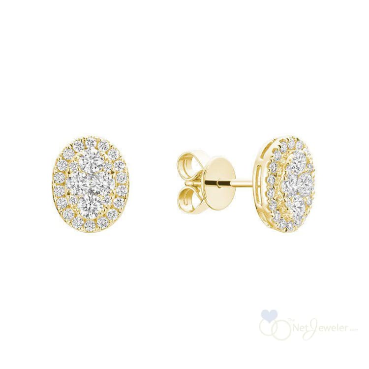 Diamond Earring - Boucle D'oreille en Diamant-The Net Jeweler