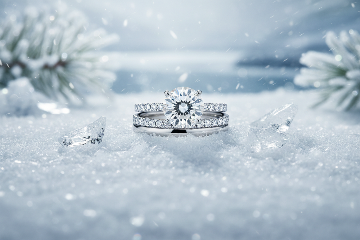 Romantic Winter Engagement Rings - Thenetjeweler