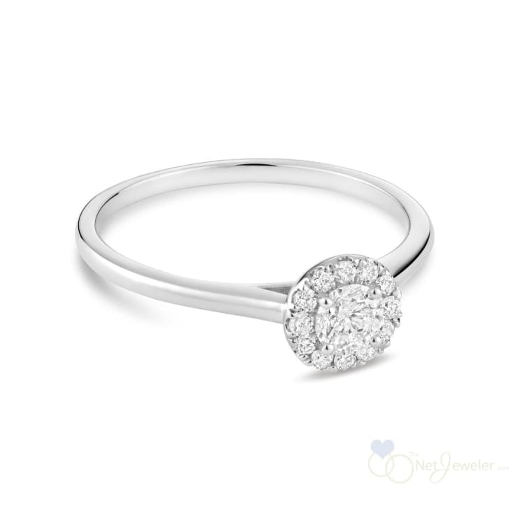 Round Diamond Halo Ring-RNB Jewellery